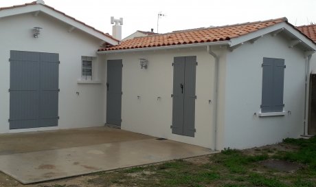 Extension d'une maison sur La Brée Les Bains